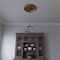Ekena Millwork Traditional PVC Medallion (Canopies up to 11 1/2"), 19"OD x 3 1/2"ID x 1 1/2"P, Bright Coat Gold CMP19TRBGL - alternate 7